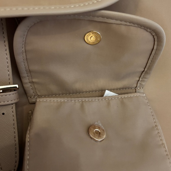 Year of Ours Top-Loading Buckle Closure Backpack in Tan - Picture 5 of 13